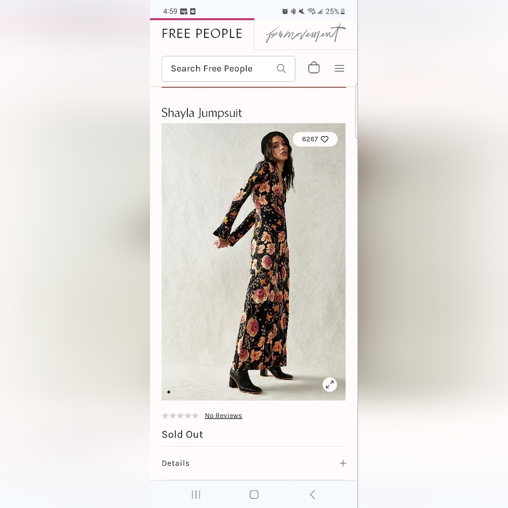 XL Free People Shayla Jumpsuit